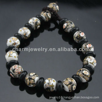 2013 Vintage Style Porcelain Beads Bracelet SB-0223